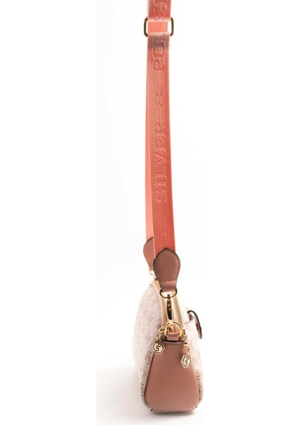 Silver & Polo Pembe - Somon SP1144 Kadın Çapraz Çanta