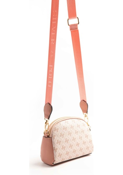Silver & Polo Pembe - Somon SP1144 Kadın Çapraz Çanta