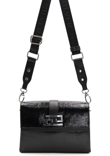 Silver & Polo Siyah - Siyah SP1009 Kadın Çapraz Çanta