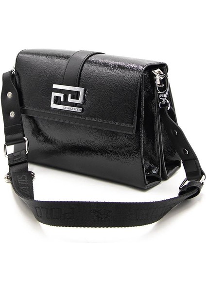 Silver & Polo Siyah - Siyah SP1009 Kadın Çapraz Çanta