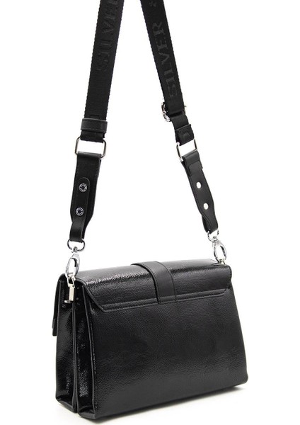 Silver & Polo Siyah - Siyah SP1009 Kadın Çapraz Çanta