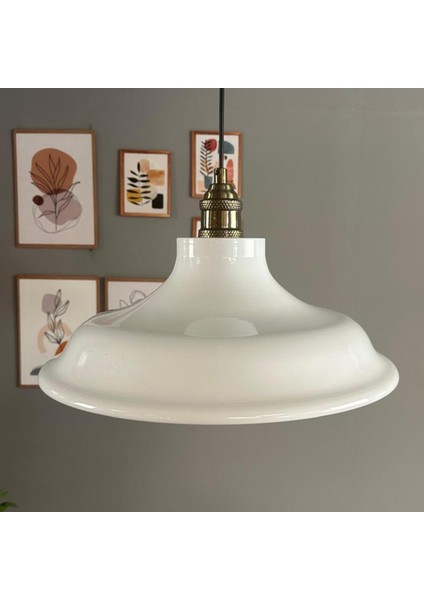 Bergo Beyaz Lale Başlık Avize Salon Oturma Odası Yatak Odası Sarkıt Modeli