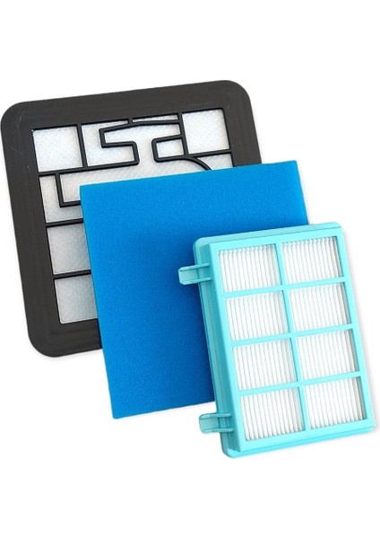 Philips Uyumlu Fc 9334 Powerpro Compact Süpürge Ön ve Hepa Filtresi