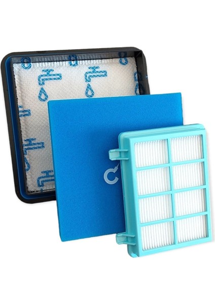 Philips Uyumlu Fc 9334 Powerpro Compact Süpürge Ön ve Hepa Filtresi fiyatları