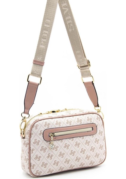 Silver & Polo Pembe - Somon SP1094 Kadın Çapraz Çanta