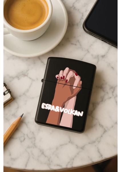 Kişiye Özel Isim Yazılı Fontlu Baskılı Benzinli Çakmak Özel Tasarım Hediyelik Sevgililer