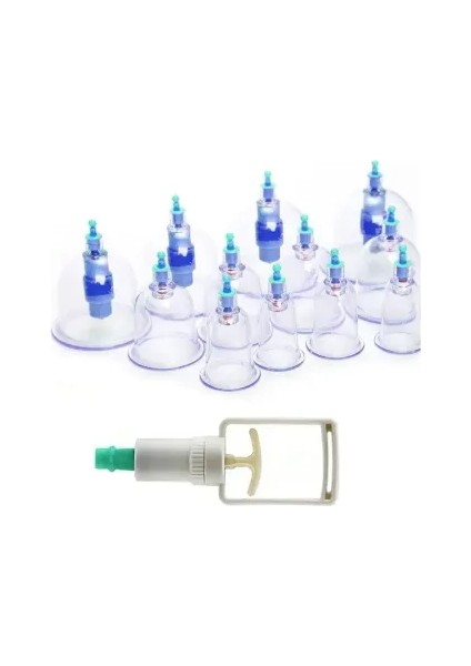 12'Li Hacamat Masaj Kupa Set modelleri