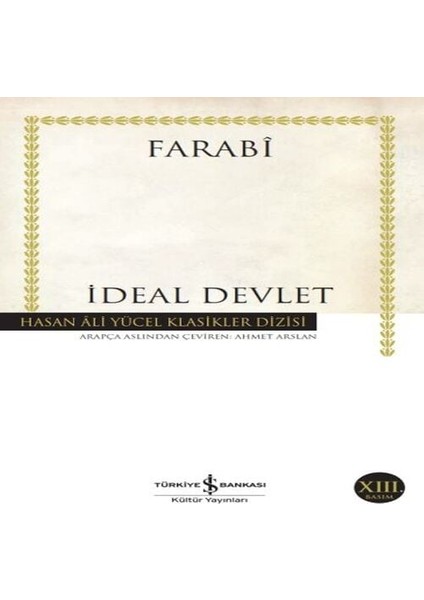 Ideal Devlet - Hasan Ali Yücel Klasikleri
