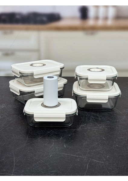 Cam Vakum Makineli Saklama Kabı Seti fiyatları