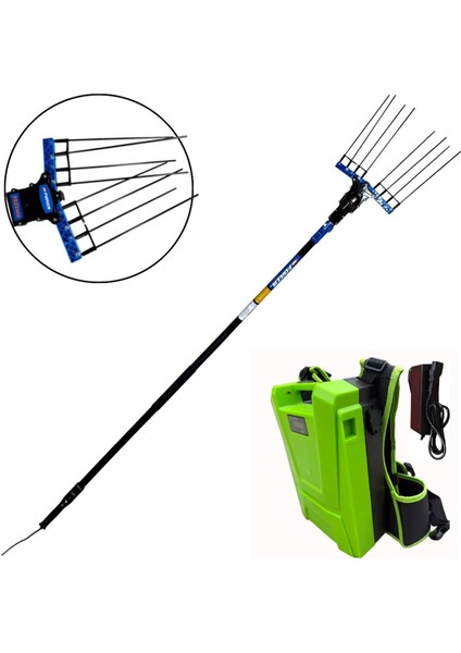 FRZ2400 Devir Ayarlı Sırt Bataryalı Zeytin Hasat Makinesi 750W ATALAR