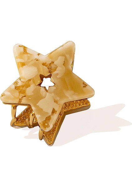 Lüks Metal Asetat Yıldız Mandal Toka fiyatları