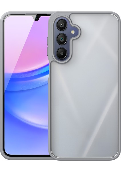 Samsung Galaxy A17 5g / A26 5g / A16 5g Mat Parmak Izi Önleyici Tpu+Pc Telefon Arka Kapağı (Yurt Dışından)