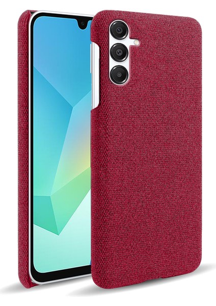 Samsung Galaxy A17 5g Telefon Kılıfı Kumaş Dokulu Çizilmez Koruyucu Pc Arka Kapağı (Yurt Dışından)