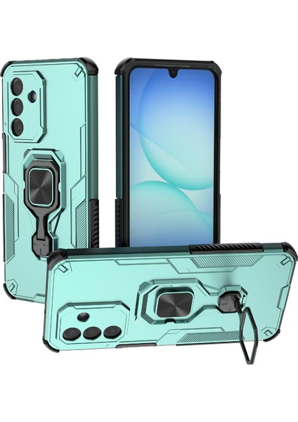 Samsung Galaxy A17 5g Döndürülebilir Halka Ayaklı Pc + Tpu Darbeye Dayanıklı Telefon Kılıfı (Yurt Dışından)