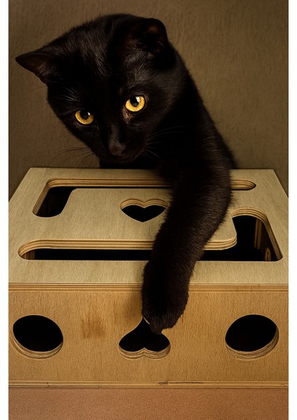 (Mistikhane) - Kedi Tırnak Törpüsü ve Oyun Kutusu ( L Model )