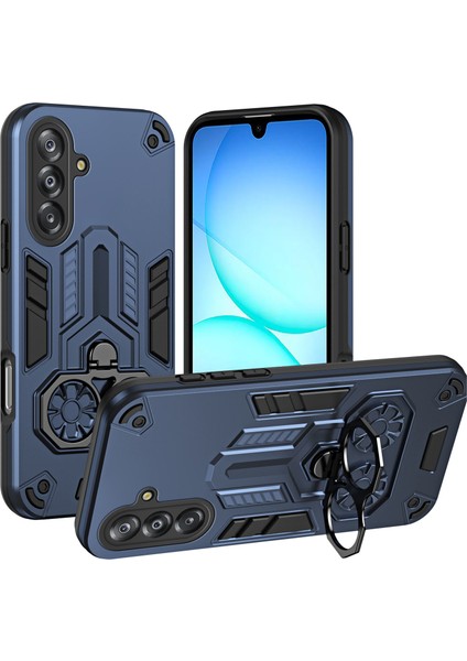 Samsung Galaxy A17 5g Yüzük Tutucu Ayaklı Pc + Tpu Darbeye Dayanıklı Telefon Kılıfı (Yurt Dışından)