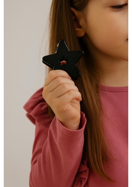 Lüks Metal Asetat Yıldız Mandal Toka modelleri