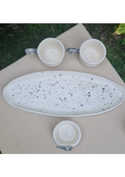 Atlı Türk Kahve Fincan Takımı Elyapımı Seramik indirimleri