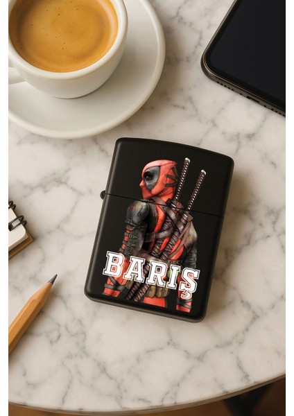 Kişiye Özel Isim Yazılı Fontlu Baskılı Benzinli Çakmak Özel Tasarım Hediyelik Dead