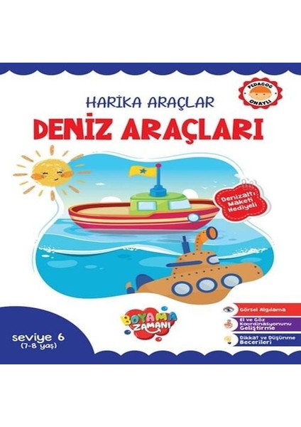 Harika Araçlar – Deniz Araçları Seviye 6 (7-8 Yaş)