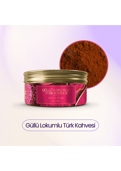 Harmony Hediye Kutusu | Saf Matcha – Güllü Lokumlu Türk Kahvesi – Caramelized Cookie Kahve