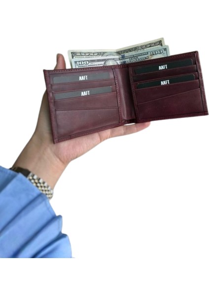 Hakiki Deri Erkek Cüzdan-Kartlık Seti | Paris 1204