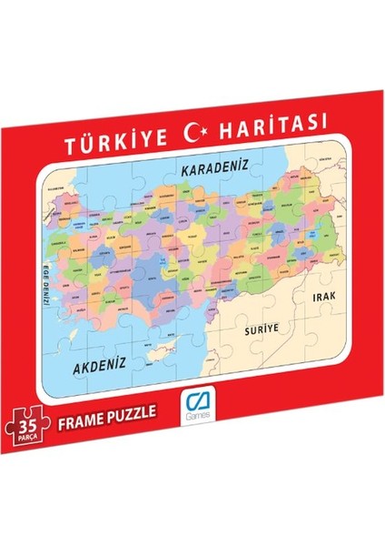 Türkiye Haritası Puzzle-35