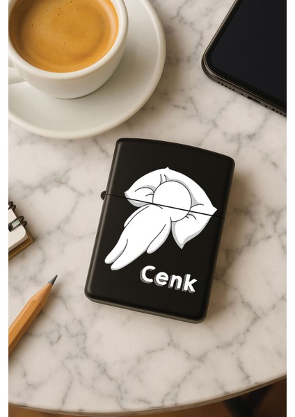 Kişiye Özel Isim Yazılı Fontlu Baskılı Benzinli Çakmak Özel Tasarım Hediyelik Uykucu
