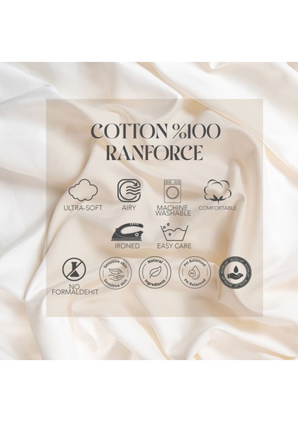 %100 Pamuk Çift Kişilik Nevresim Takımı 200X220 50*70 Yastık Kılıfı Gerbera Çift Taraflı Baskı