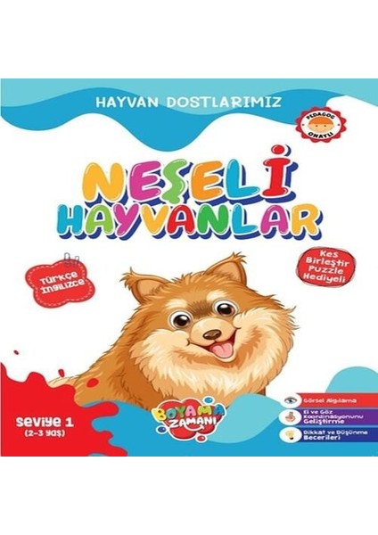 Hayvan Dostlarımız - Neşeli Hayvanlar Seviye 1 (2-3 Yaş)