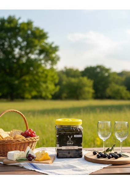 Geyikli Damla Zeytincilik gemlik yuvarlama siyah Zeytin KOSTİKSİZ..291-320 fırsatları