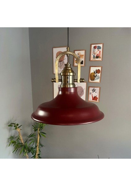 Bergo Vişne Çürüğü Delikli Eskitme Başlık Avize Salon Oturma Odası Yatak Odası Sarkıt Modeli fırsatları