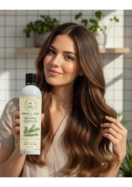 Biberiye Özlü Tuzsuz Bitkisel Şampuan 350 ml Tüm Saçlar Için fırsatları
