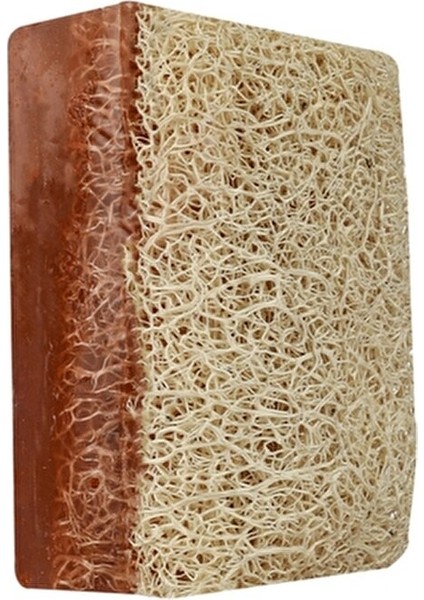 El Yapımı Doğal Kabak Lifli Kahve Sabunu Bitki Bazlı Doğal İçerik 130 g