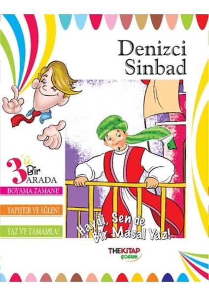 Denizci Sinbad (Üçü Bir Arada Etkinlik Kitabı)