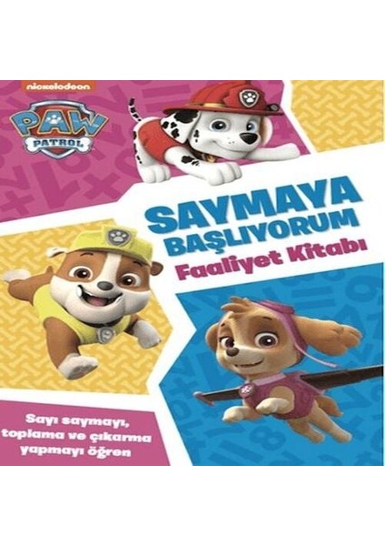 Paw Patrol - Saymaya Başlıyorum Faaliyet Kitabı