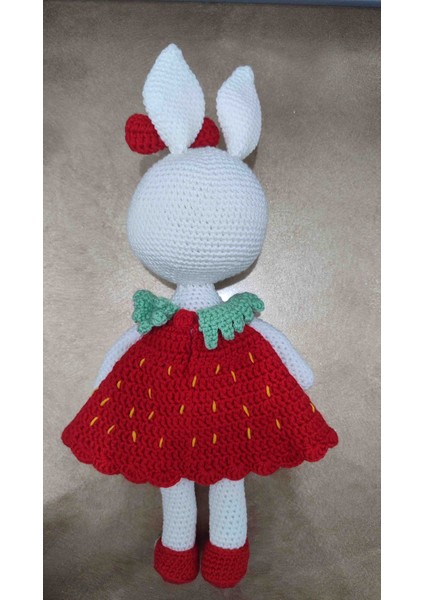 Amigurumi Kız Bebek Için Çilek Kız Tavşan Yeni Doğan Seti fırsatları