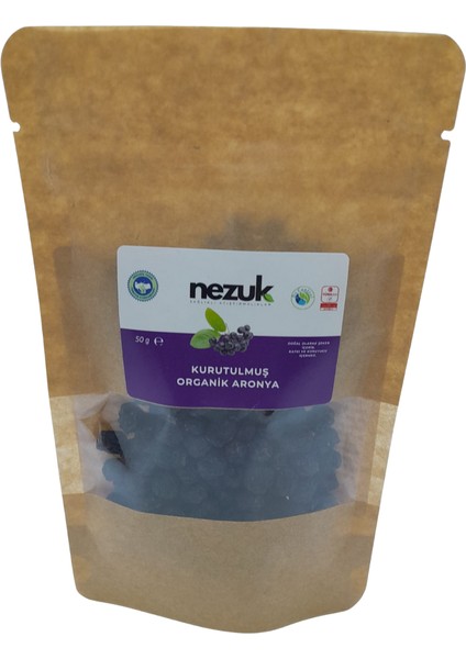 Kurutulmuş Organik Aronya 50G