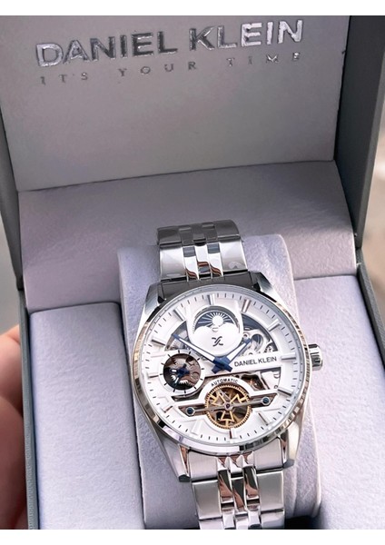 Otomatik Mekanizma Mehtap ve Güneş Kadranlı 2 Yıl Garantili Erkek Kol Saati OTM.14266.1 fiyatları