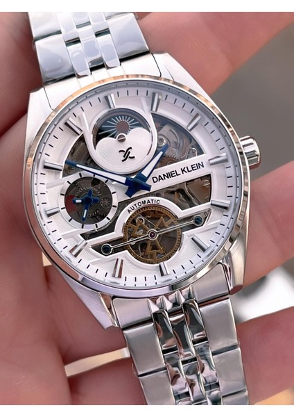 Otomatik Mekanizma Mehtap ve Güneş Kadranlı 2 Yıl Garantili Erkek Kol Saati OTM.14266.1 indirimleri