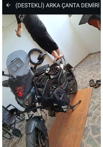 DOMİNAR ARKA ÇANTA DEMİRİ (Destekli)