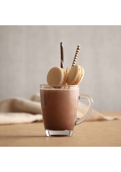 Vega Cam Kupa 6 Kişilik 300 ml Kulplu (Kahve/Çay Bardağı)