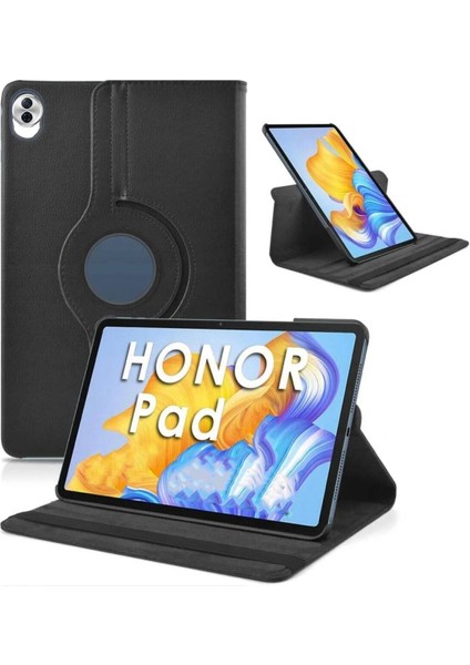 Huawei Honor Pad 10 12.1 Inç Uyumlu 360 Dönebilen Standlı Suni Deri Tablet Kılıfı