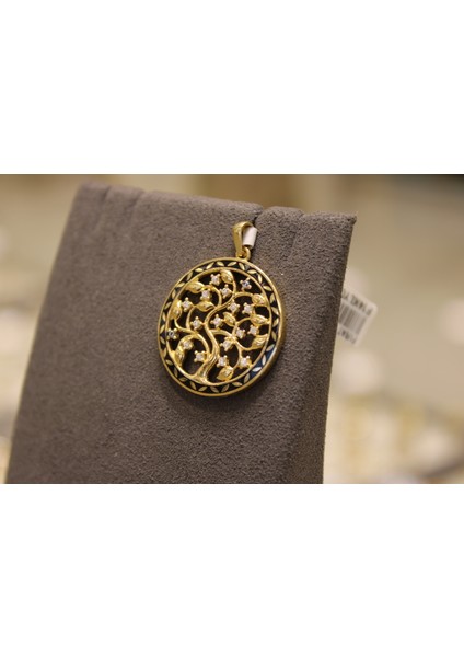 14 Ayar Altın Mineli 5,10 gr Kolye Ucu