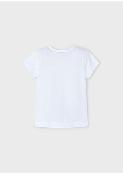04-08 Yaş Kız Çocuk Mayoral T-Shırt - Beyaz fiyatları