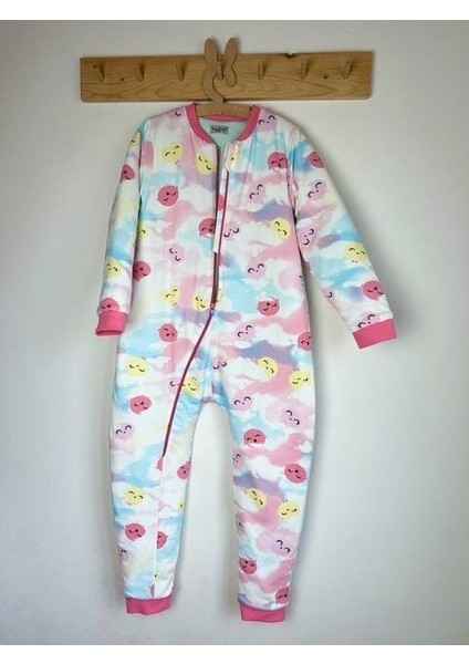Dream Smile Pembe Pamuklu Bacaklı 8/10/12 Yaş Büyük Beden 2.5 Tog Kız Çocuk Uyku Tulumu