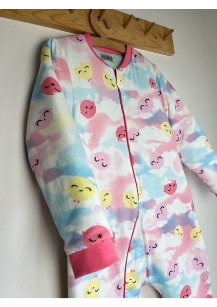 Dream Smile Pembe Pamuklu Bacaklı 8/10/12 Yaş Büyük Beden 2.5 Tog Kız Çocuk Uyku Tulumu modelleri