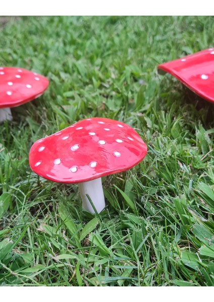 Bahçe Mantar Süsü Seramik Elyapımı fırsatları