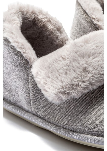 Martha Kadın Peluş Ev Botu Gri 37/41 fiyatları