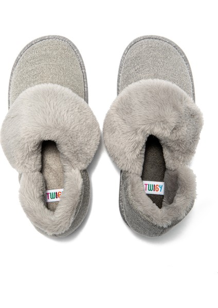 Martha Kadın Peluş Ev Botu Gri 37/41 modelleri